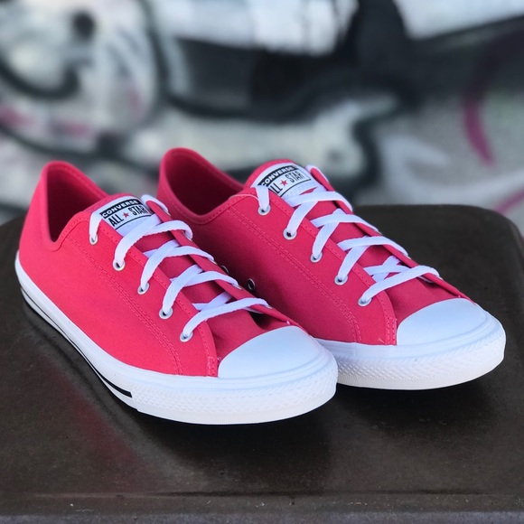 Wmns Converse CTAS Dainty Ox Pink Low Top Sneakers - Picture 3 of 12